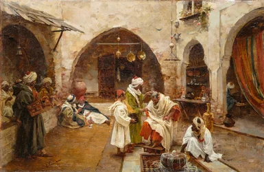 Barbier in de souk